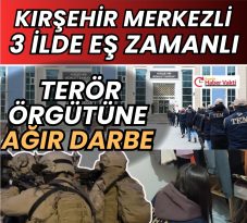 KIRŞEHİR MERKEZLİ DEAŞ OPERASYONU 12 TUTUKLAMA