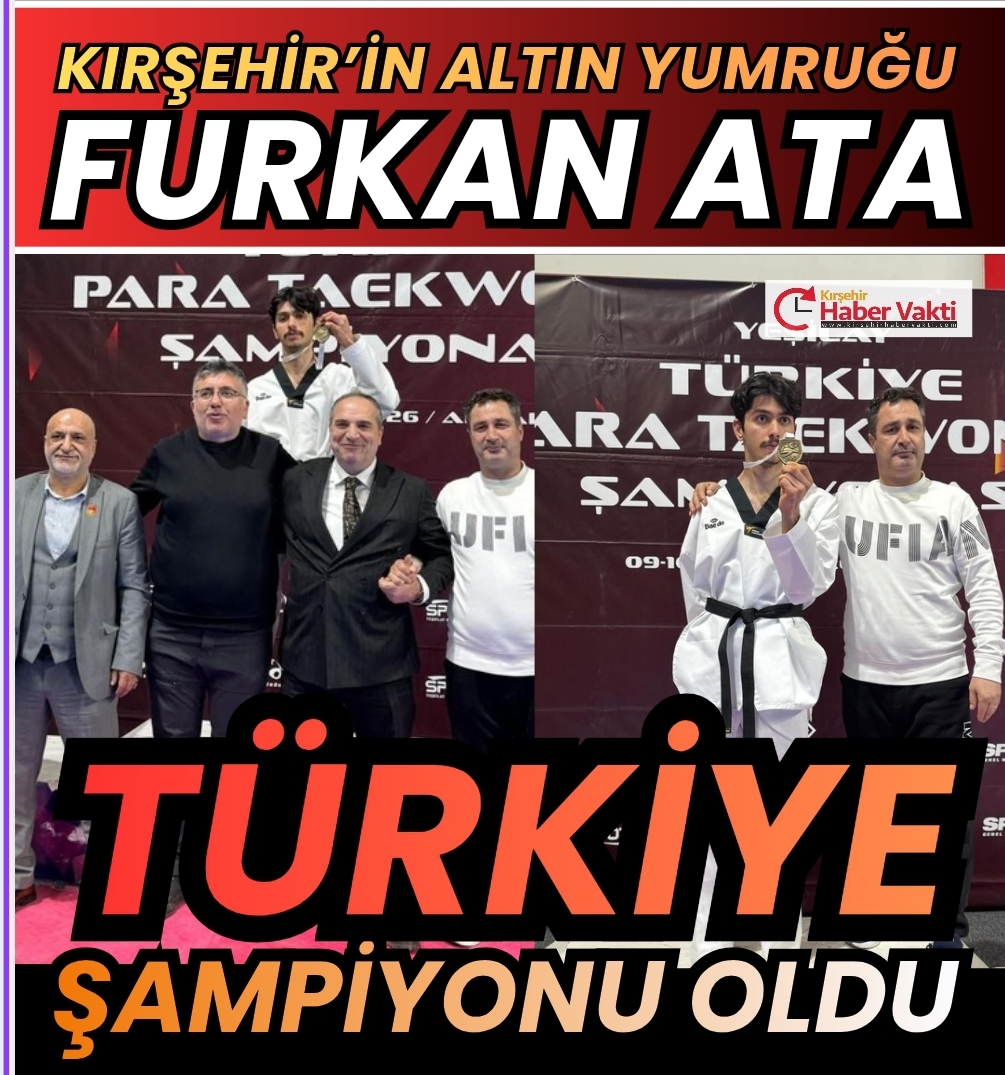 ALTIN YUMRUK FURKAN KAAN ATA TÜRKİYE ŞAMPİYONU OLDU