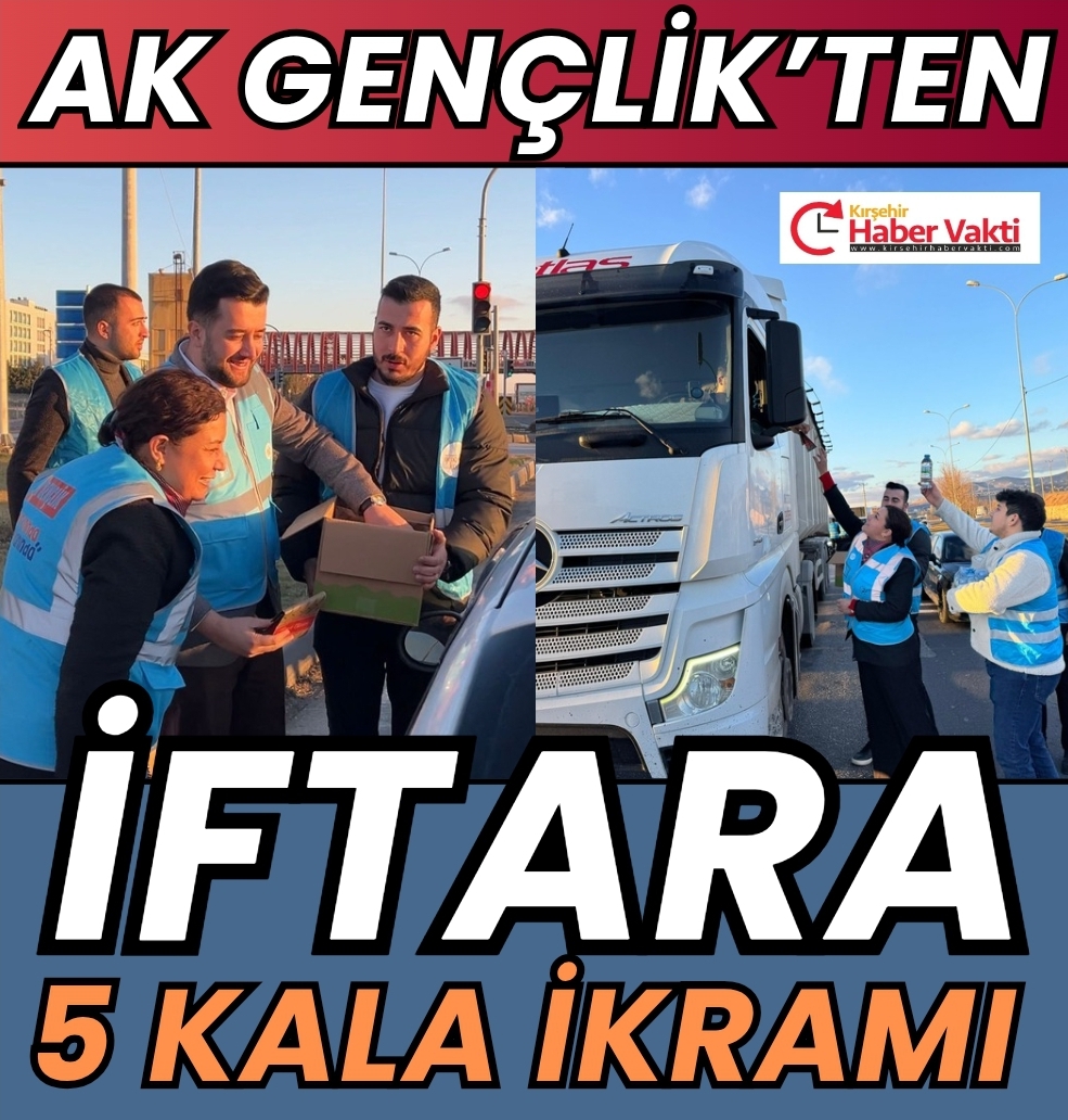 AK Gençlik’ten Kırşehir’de “İftara 5 Kala” İkramı