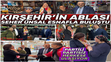 UZUN ÇARŞI’DA BAYRAM HAREKETİ: SEHER ÜNSAL ESNAFI ZİYARET ETTİ