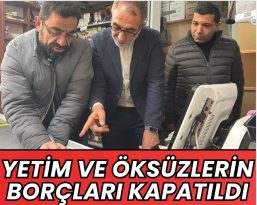 İŞ ADAMI BORÇLARI KAPATTI…