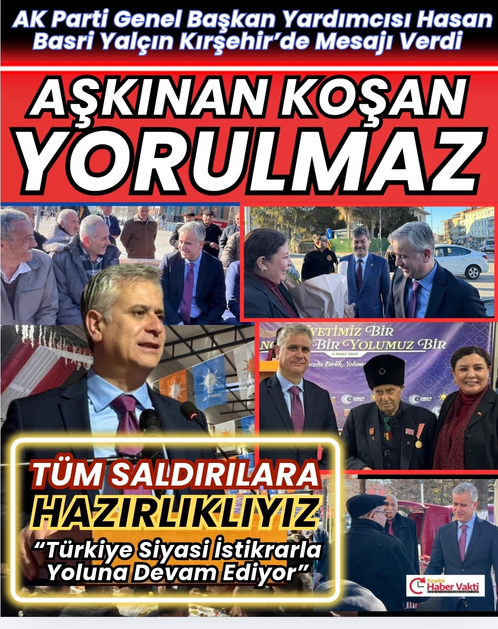 AK Parti’li Yalçın: “Tüm Saldırılara Karşı Hazırlıklıyız”