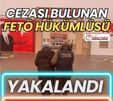 6 yıl kesinleşmiş cezası olan FETÖ firarisi yakalandı.