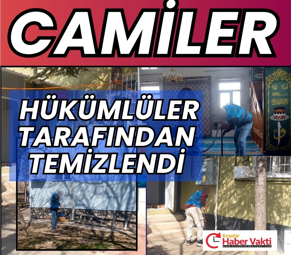 KIRŞEHİR’DE CAMİLERDE BAKIM VE TEMİZLİK