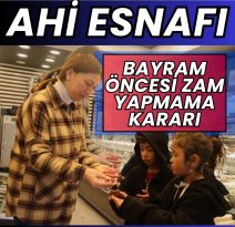 Ahi esnafı şeker ve şekerleme ürünlerine zam yapmadı.