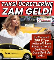 KIRŞEHİR’DE TAKSİ ÜCRETLERİNE ZAM GELDİ