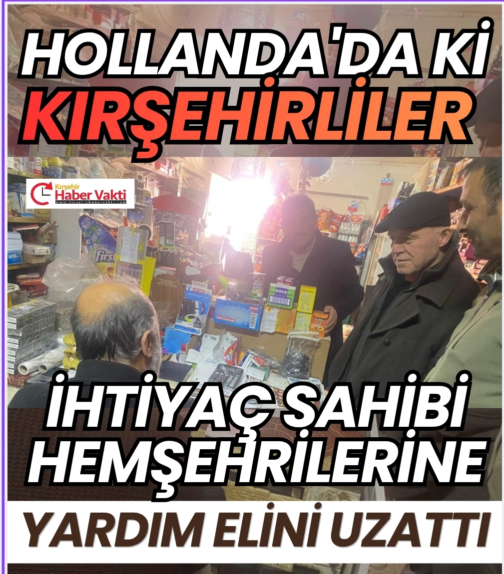Memleketlerinde ki ihtiyaç sahipleri için yardımda bulundu