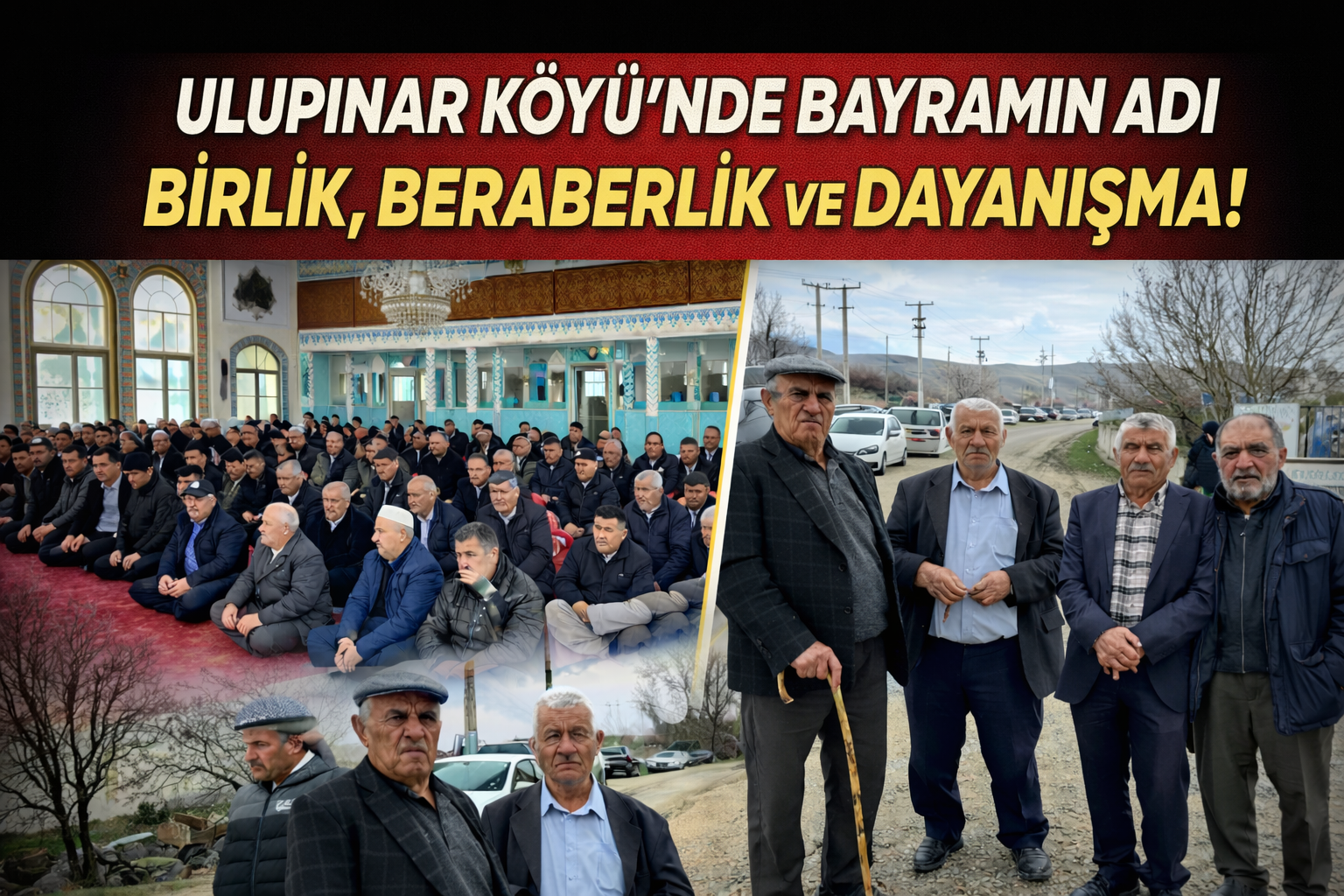 Ulupınar’da Bayram Geleneği Yaşatıldı: Ev Ziyaretleriyle Gönüller Birleşti