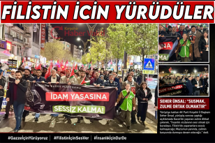 KIRŞEHİR FİLİSTİN İÇİN YİNE SUSMADI