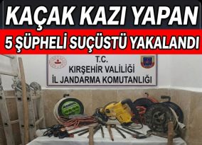 “Anadolu Mirası” operasyonları kapsamında suçüstü yakalandı.