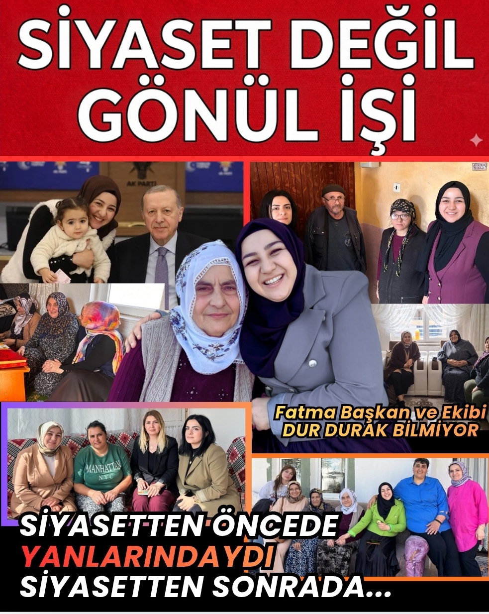 AK KADINLAR SAHADA…