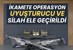 Uyuşturucu madde ve ruhsatsız silah ele geçirildi.