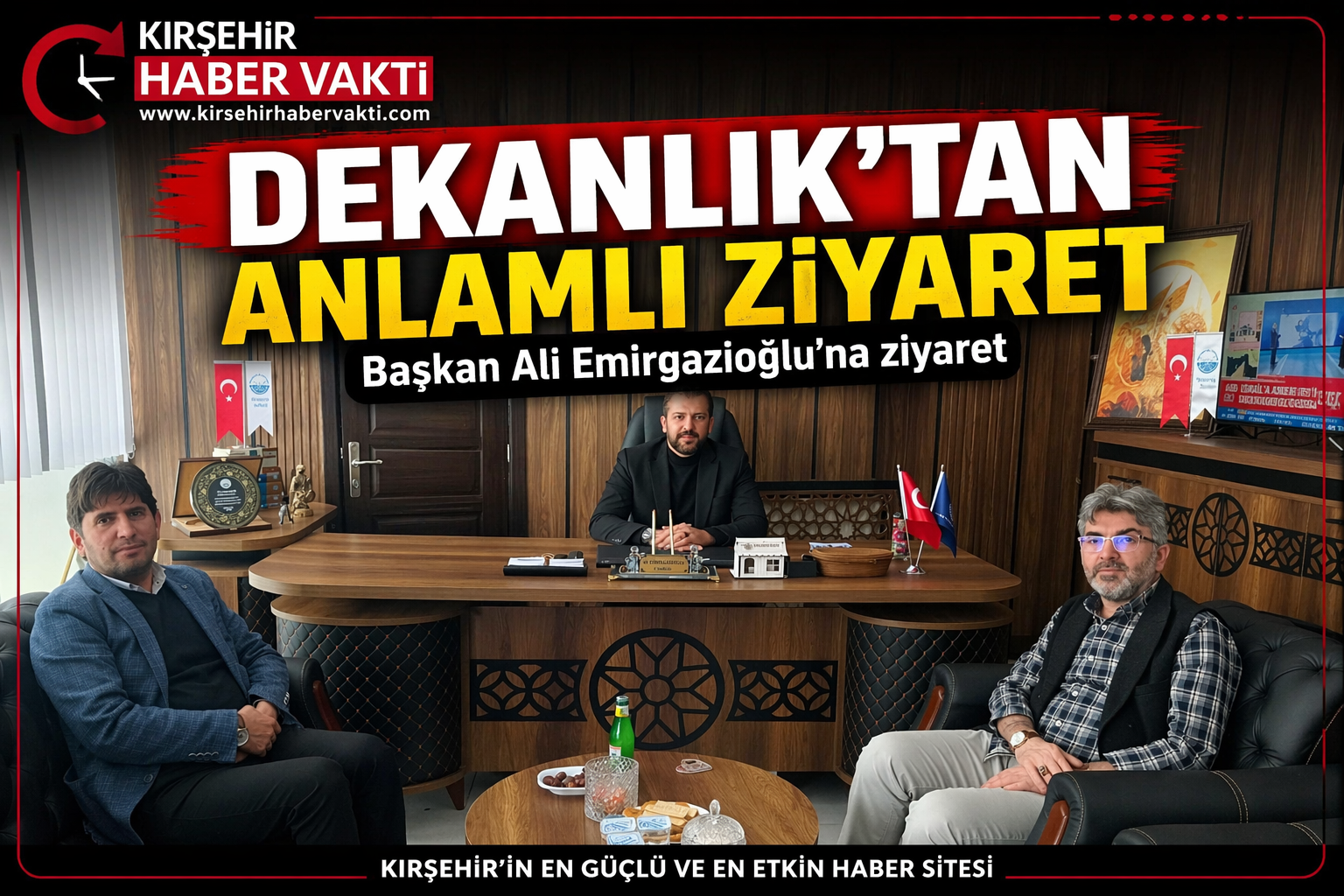 Yeni Dünya Vakfı Kırşehir Şube Başkanı Ali Emirgazioğlu’na Anlamlı ziyaret