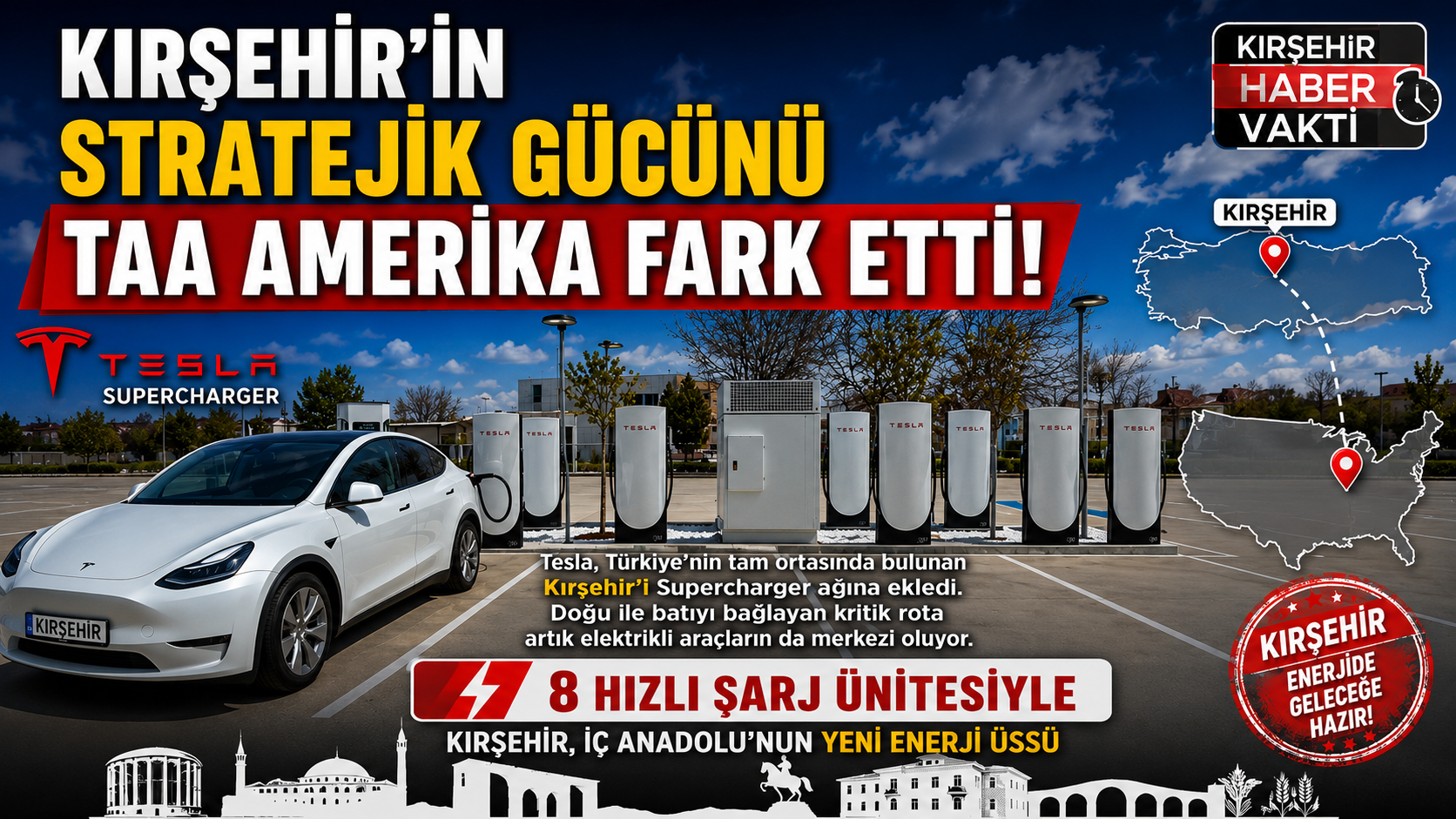 Kırşehir, Türkiye’nin doğu ile batı arasındaki en kritik ulaşım koridorlarından