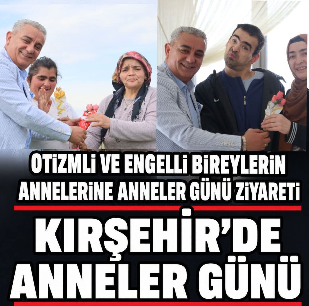 KIRŞEHİR’DE ANNELER GÜNÜ…