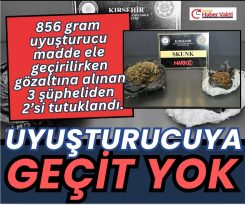 Gözaltına alınan 3 şüpheliden 2’si tutuklandı.