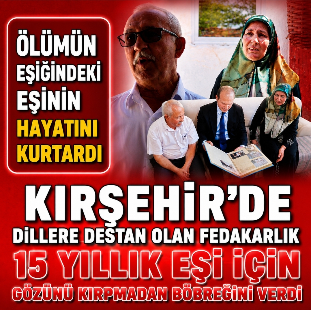Kırşehir’in Boztepe ilçesinde yaşayan Elibol çifti, fedakarlıklarıyla ‘örnek aile’ olarak