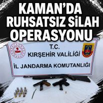 KAMAN’DA KAÇAK SİLAH OPERASYONU