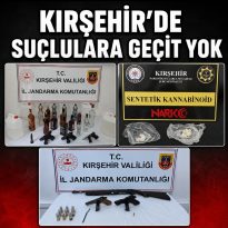 KIRŞEHİR’DE JANDARMA VE EMNİYETTEN PEŞ PEŞE OPERASYON
