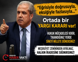 ŞAMİL TAYYAR’DAN MUHALEFETE “MEŞRUİYET” VURGUSU