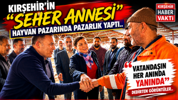 SEHER BAŞKANDAN KURBANLIK PAZARLIĞI “VATANDAŞIN HER ANINDA YANINDA” DEDİRTEN GÖRÜNTÜLER