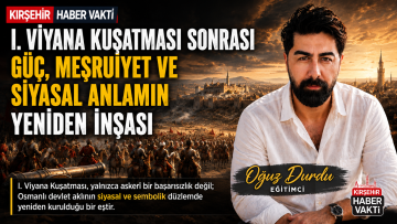 Eğitimci Oğuz Durdu Osmanlı’nın Viyana Sonrası Devlet Aklını Yazdı
