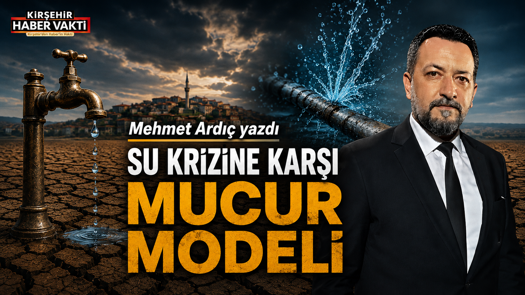 İŞ İNSANI VE SİYASETÇİ YAZAR MEHMET ARDIÇ YAZDI:’SU KRİZİNE KARŞI MUCUR MODELİ’