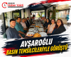 Avşaroğlu basın temsilcileriyle görüştü