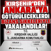Ankara Yolunda Tarih Operasyonu Bizans Dönemine Ait Eserler Ele Geçirildi