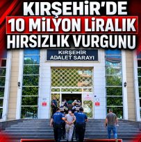 KIRŞEHİR’DE 10 MİLYON LİRALIK HIRSIZLIK VURGUNU ÇÖZÜLDÜ