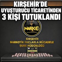 551 sentetik hap ele geçirildi 3 şüpheli tutuklandı.