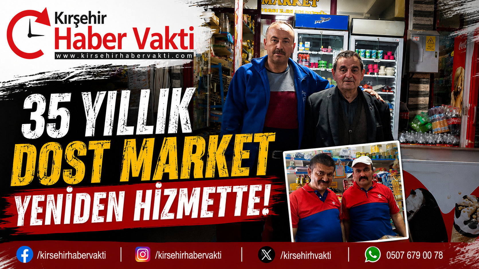 DOSTLAR MARKET YENİDEN AÇILDI