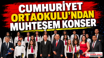 CUMHURİYET ORTAOKULU’NDAN MUHTEŞEM KONSER