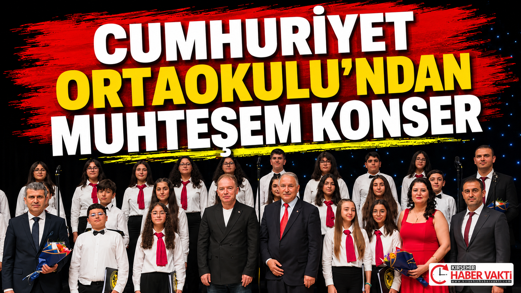 CUMHURİYET ORTAOKULU’NDAN MUHTEŞEM KONSER