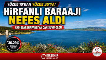 YAĞIŞLAR HİRFANLI’YA CAN SUYU OLDU