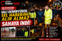 VALİ DEMİRYÜREK, SEL HABERİNİ ALIR ALMAZ SAHAYA İNDİ