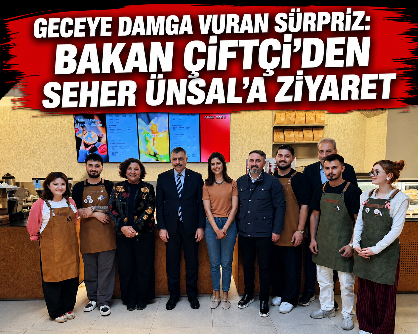 GECEYE DAMGA VURAN SÜRPRİZ: BAKAN ÇİFTÇİ’DEN SEHER ÜNSAL’A ZİYARET