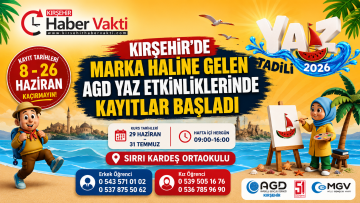 AGD YAZ ETKİNLİKLERİNDE KAYITLAR BAŞLADI