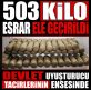 503 Kilo Esrar Ele Geçirildi