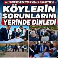 Vali Demiryürek: “Köylerimiz İçin Çalışmayı Sürdüreceğiz”