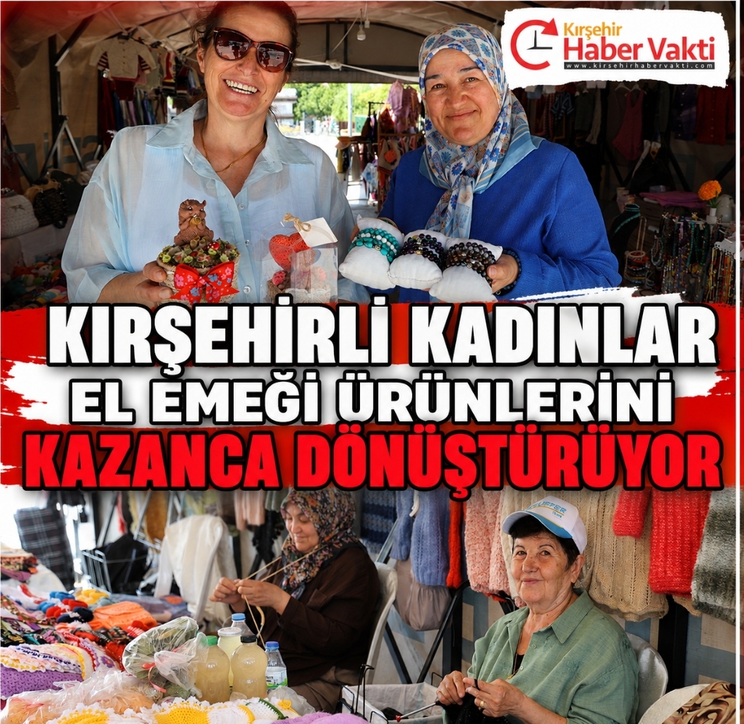 Herkes kendi el emeği ürününü hazırlayıp satışa sunuyor