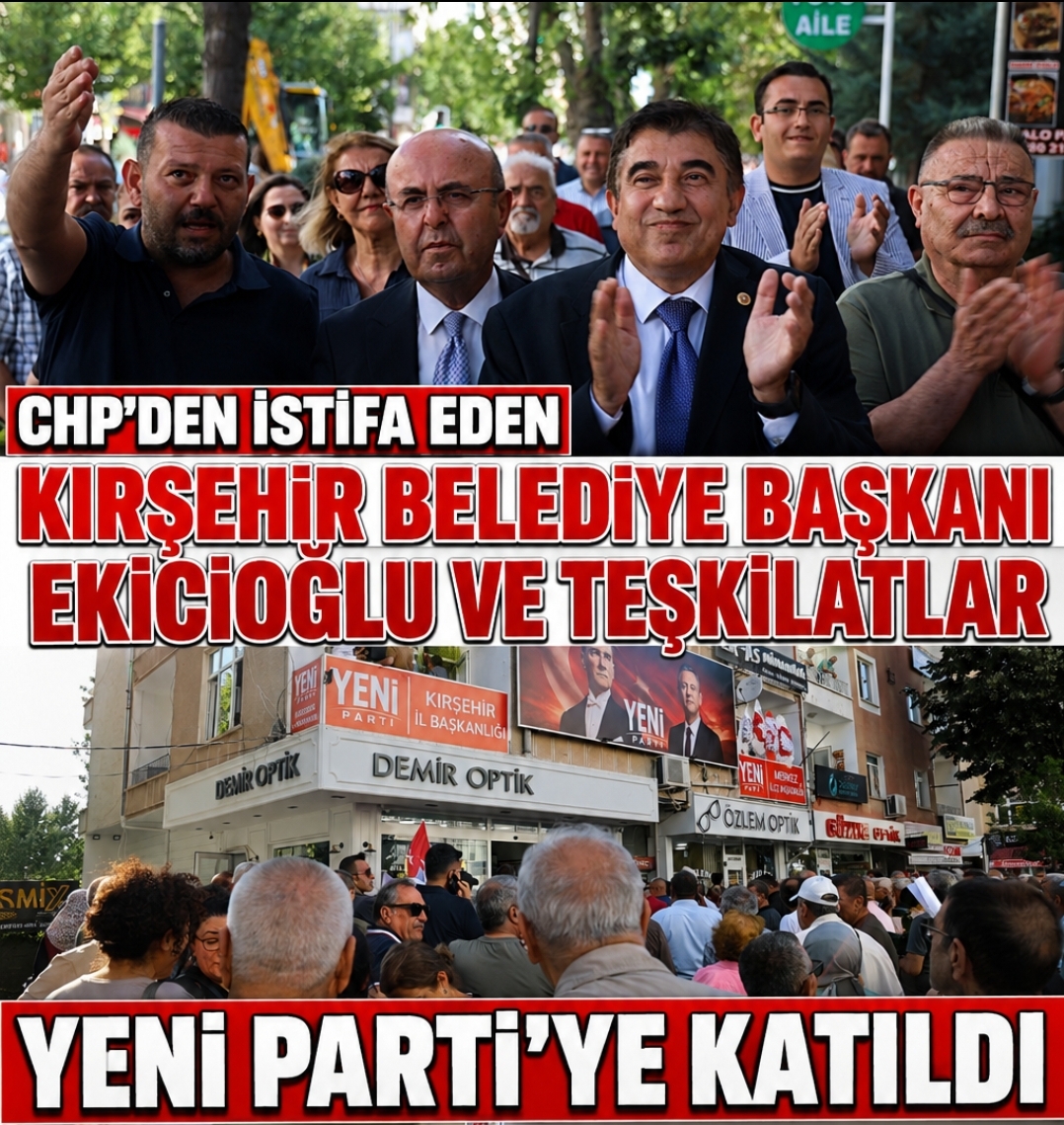 YENİ PARTİ KIRŞEHİR İL BAŞKANLIĞI AÇILDI