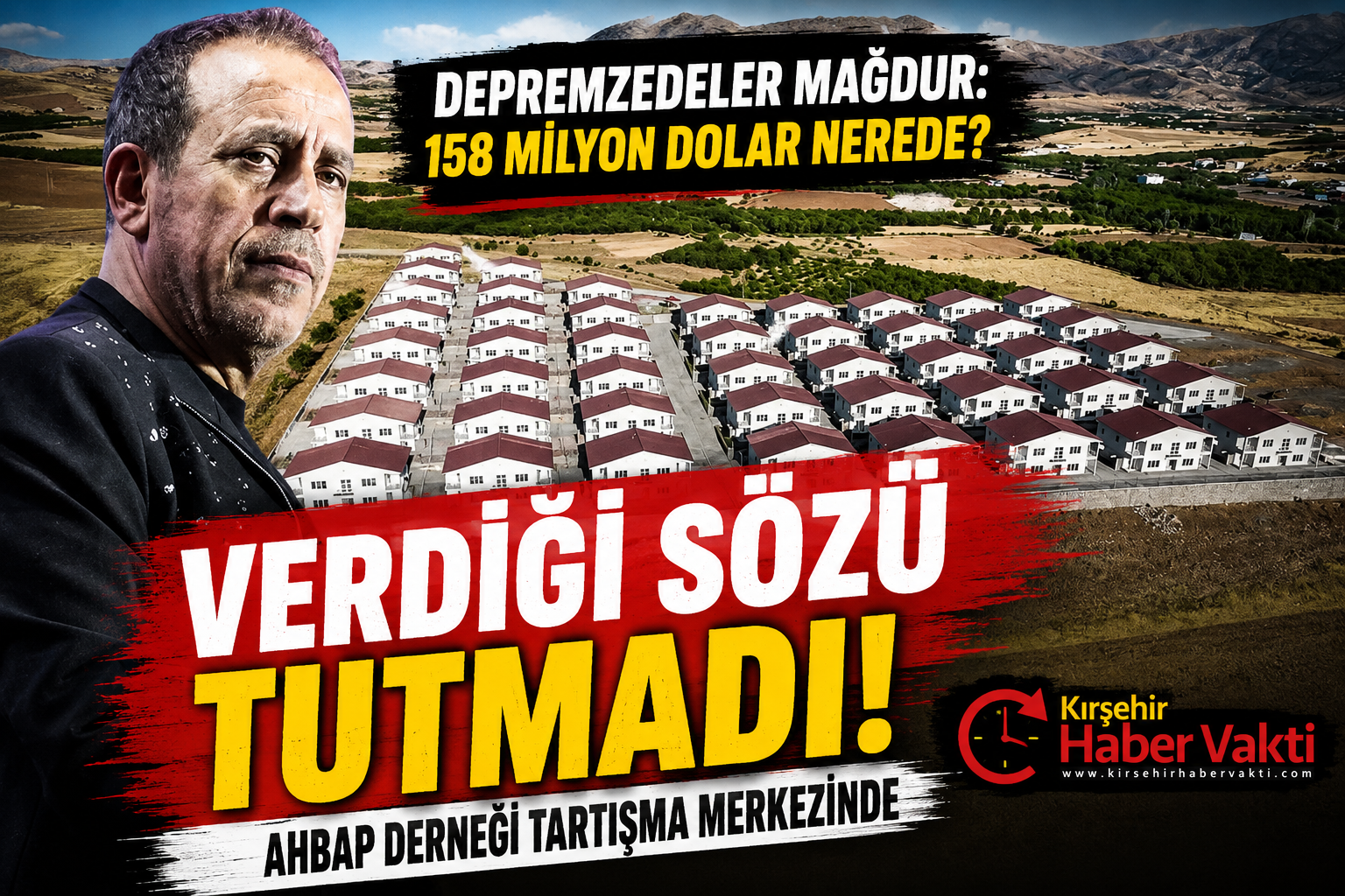 AHBAP’A BAĞIŞ HESABI ÇAĞRISI:158 MİLYON DOLAR NEREDE?