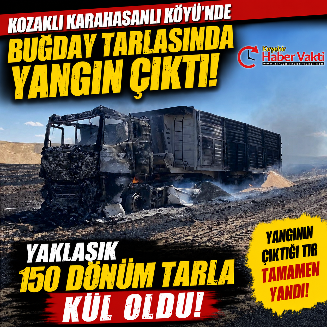 TIR’DA BAŞLAYAN YANGIN FELAKETE DÖNÜŞTÜ!