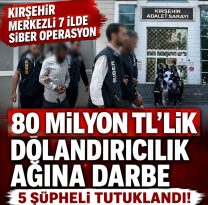 Kırşehir Merkezli 7 İlde Siber Operasyon 80 Milyon TL’lik Dolandırıcılık Ağına Darbe
