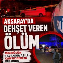 Minibüsün tavan çıtasına bağlanmış ipte asılı halde cansız bedeni bulundu