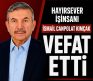 Kırşehirli hayırsever iş insanı İsmail Canpolat Kimçak hayatını kaybetti