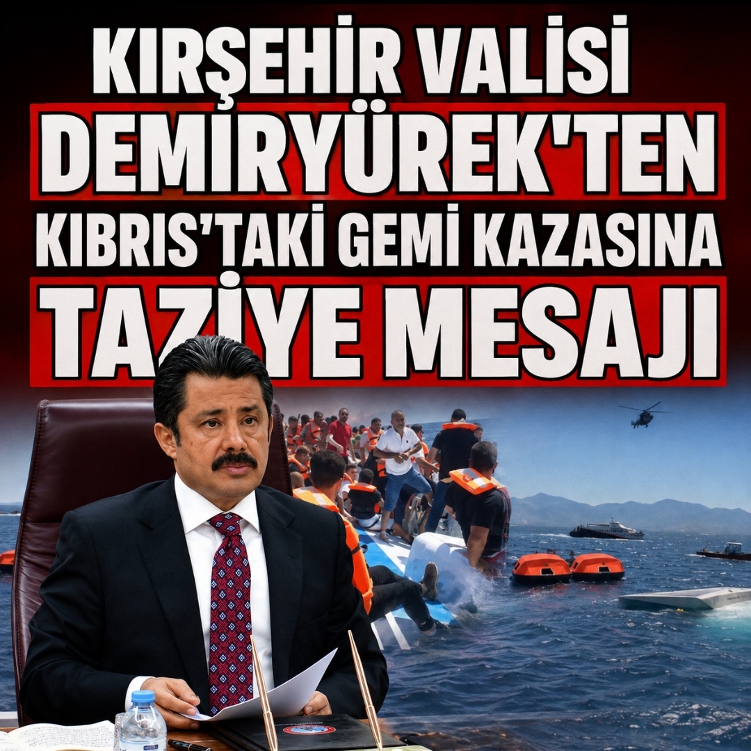 KIRŞEHİR VALİSİ DEMİRYÜREK’TEN TAZİYE MESAJI