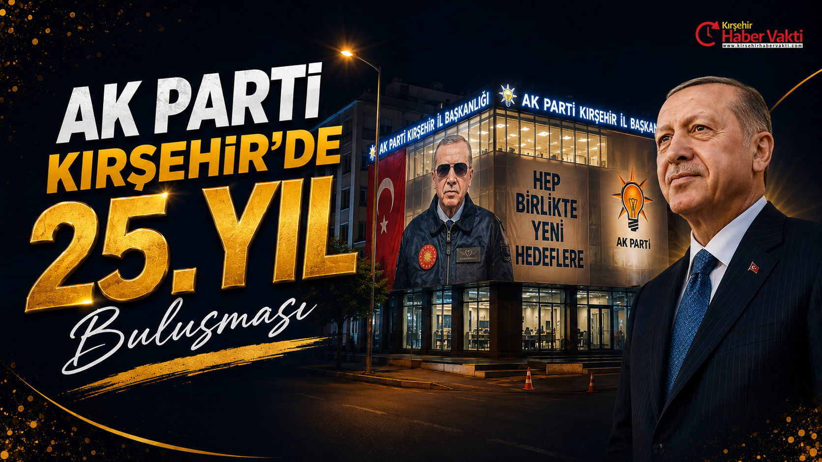 AK PARTİ KIRŞEHİR’DE 25. YIL HEYECANI