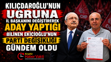 SİYASETTE VEFA TARTIŞMASI: EKİCİOĞLU’NUN PARTİ DEĞİŞİKLİĞİ GÜNDEMDE